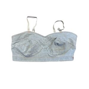 Yitty Xxl/1x Denim Crop‎ Top